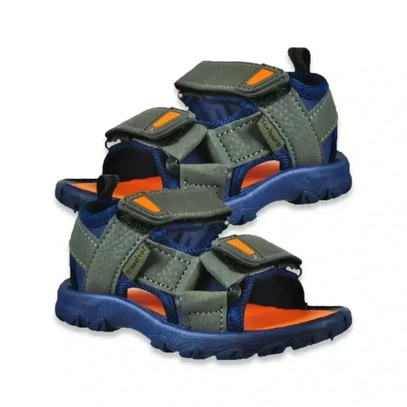 Gerber Baby Boys' Open Toe Sandals - olive/orange - Picture 1 of 5